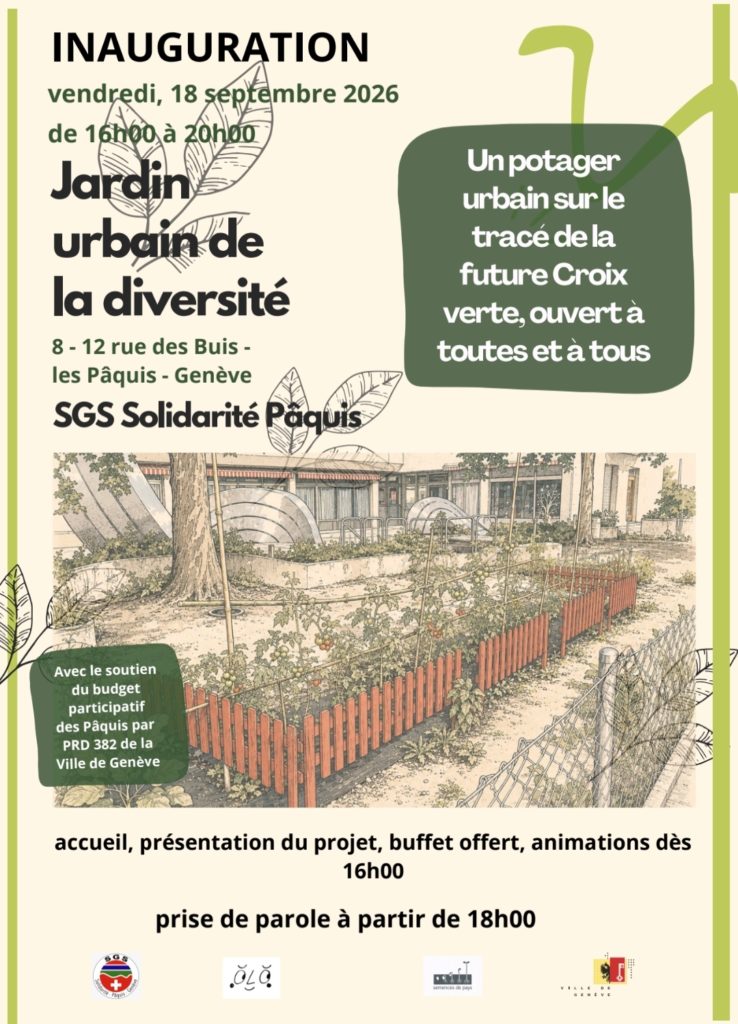 Inauguration Jardin Urbain de la Diversité Pâquis